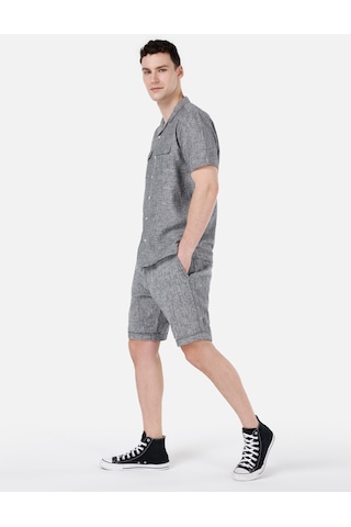 Colin's Colins Normal Kesim Orta Bel Gri Erkek Şort Cl1068762 Cl1068762 Q1.V1 Dgr Koyu Gri