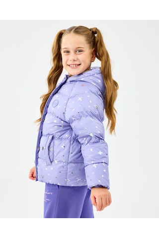 Skechers G Puffer Jacket Büyük Kız Çocuk Lightlilac Mont Sk2520052-2195 Lightlilac