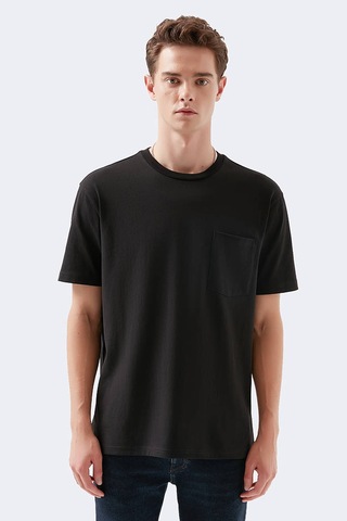 Mavi Erkek T Shirt 066248-900 Siyah Siyah