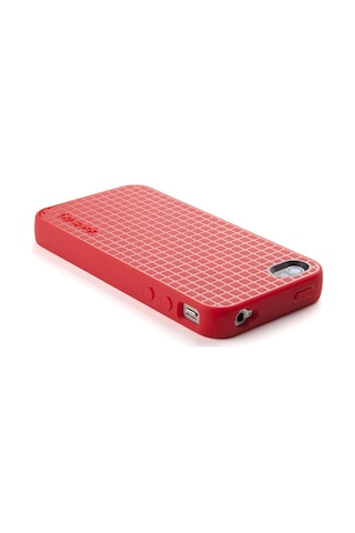 Speck Apple Uyumlu iPhone 4s/4 İle Pixelskin Hd Silikon Kılıf Kırmızı Kımırızı
