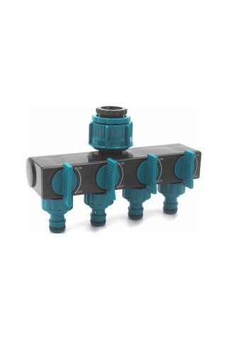 4 Yollu Su Ayırıcı Bahçe Sulama Adaptörü Bahçe Sulama Çim Bakımı İçin Hortum Bağlantısı Avrupa Musluğu Diğer