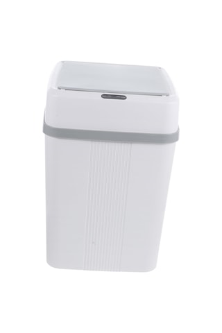 Qianfan Akıllı Çöp Tenekesi Otomatik Sensör Ev Yatak Odası Süt Beyazı