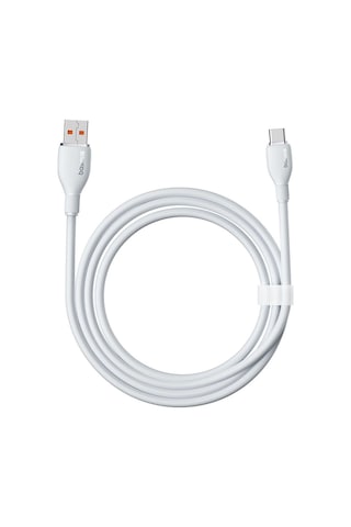 Baseus Pudding 1.2 M Hızlı Şarj Özellikli Usb Type-C 100 W Kablo Beyaz