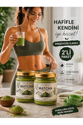 Toroslar Matcha Maça Macunu 240 Gr 2li Paket