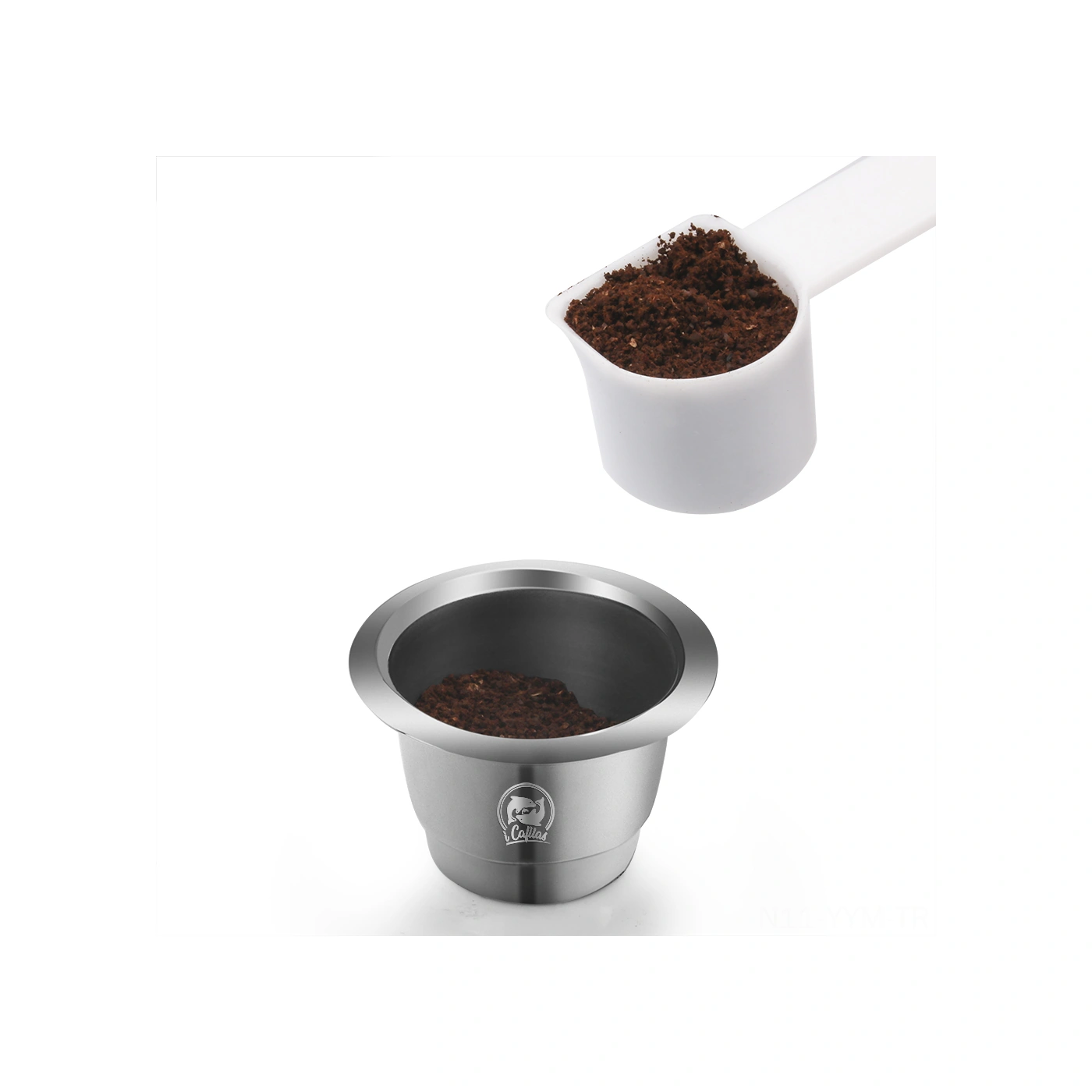 Geeksen 30 Adet 8ml Gıda Grubu Plastik Kahve Tozu Kaşığı - Yeniden Kullanılabilir Kapsüller İçin Hijyenik Ve Kolay Temizlenir Diğer