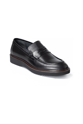 Black Bambi Klasik Ayakkabı Erkek Ka-26y-c4650 John May Casual Shoe Siyah