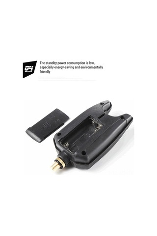 Artfulabode Yeşil Uyarıları Led Isırma Isırma Göstergesi Elektronik Balık Balık Balık Avı Alarmı Abs Ei Yeşil