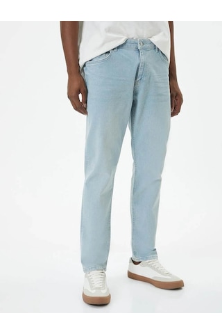 Koton Erkek Jean Pantolon Açık İndigo 4sam40055nd 24yy59000100 Y5905 Açık İndigo
