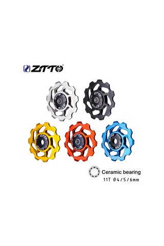 Dianziye Ztto Titan Renkli Alüminyum Bisiklet Arka Vites Güdüm Tekerleği 11t Seramik Balata Düşük Sürtünme Mtb Yüksek Performans