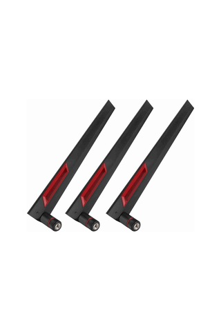 Mufunye 3 Adet 2.4g/5.8g Çift Bant 8dbi Yüksek Kazanç Rp-sma Omni Anten - Asus Rt-ac68u, Rt-ac88u, Ac66u, Ac3200 Ve Wifi Kartları İçin