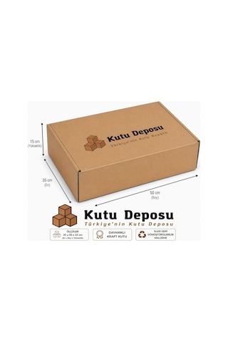 35x50x15 Cm E-ticaret Ve Kargo Kutusu 20 Adet