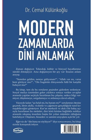 Modern Zamanlarda Dini Anlamak / Dr. Cemal Külünkoğlu
