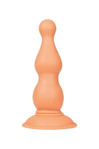 Erofoni Yeni Nesil 16 CM Boğumlu Süper Realistik Vantuzlu Anal Gevşetici Alıştırıcı Tıkaç Plug