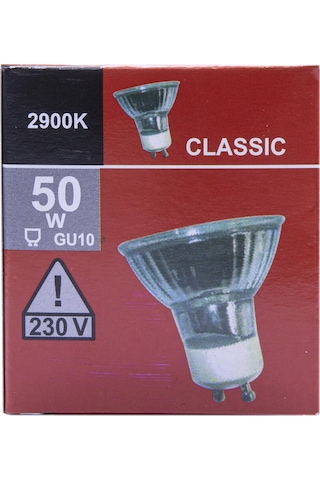 Classic 2900K 50W 230V G.U10 Duy Sarı Renk