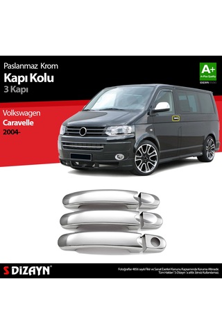 S-dizayn Vw T5 Caravelle Krom Kapı Kolu 3 Kapı 2004-2015