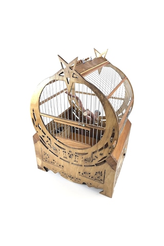 Naturbirds Ahşap Ayyıldız Kafes