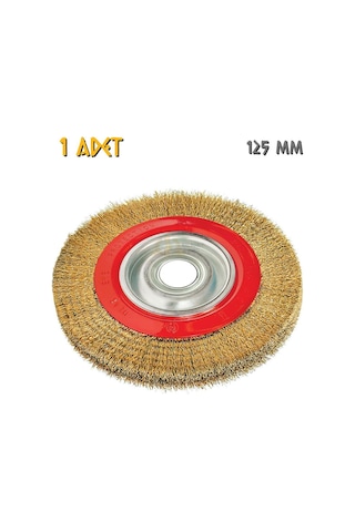 Sgs Çelik Tel Fırça - Saçaklı Dairesel - 125 Mm. - 1 Adet