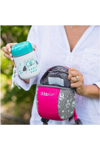 Bblüv Food Mama Termosu ve Kaşık Yeşil