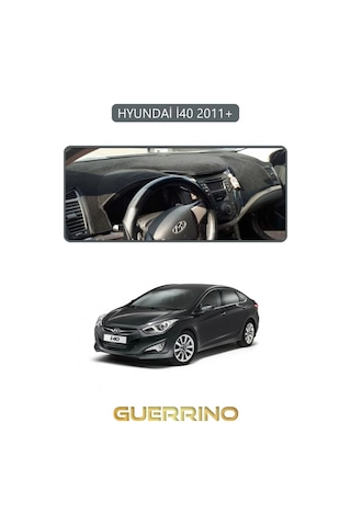 Hyundai İ40 2011+ İ30 Torpido Koruma Halısı Gri Kenar 1 Adet