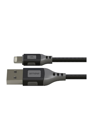 Simex SPK-09 Flexi Lightning Data Kablosu 1 M Siyah