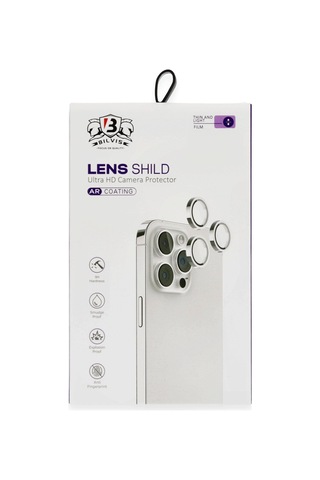 Apple Uyumlu iPhone 16 Pro Max Bilvis Titan Kamera Lens - Siyah 144036