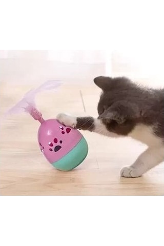 Petürkiye Kedi Oyuncağı Zilli Tüylü Hacıyatmaz