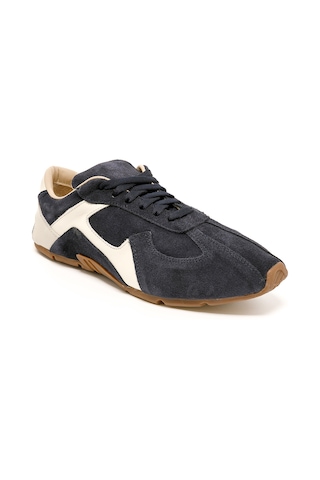 Sneaker Günlük Kadın Rc-25y-187-mıu1005 John May Laci Süet - Bej Cilt Laci Süet - Bej Cilt Lacivert - Bej