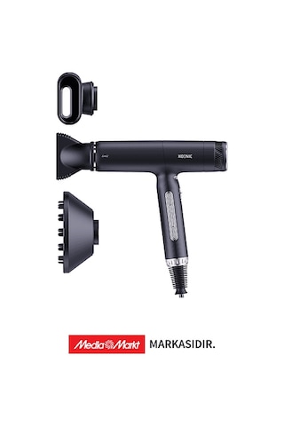 Koenıc Khd 203326 Bldc Negatif İyonlu Profesyonel 2000 W Saç Kurutma Makinesi Siyah
