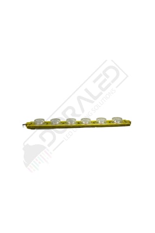 12 Volt 6 Watt 6 Mercekli Sarı Amber Modül Led 10 Adet