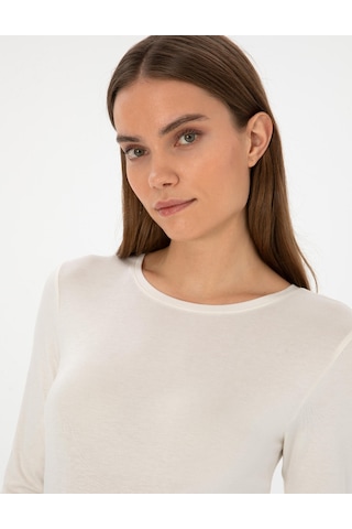 Pierre Cardin Kadın Ekru Bluz Örme 50317061-vr019 Ekru