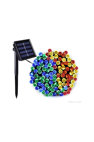 MİGHTY GÜNEŞ ENERJİLİ 100 LED 12 METRE RGB ÇOK RENKLİ YILBAŞI ÇAM