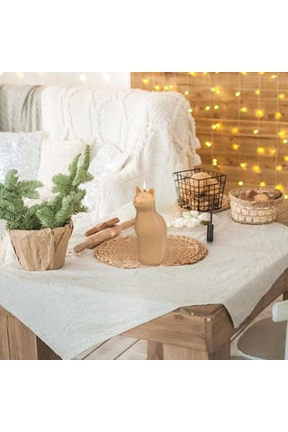 Gatherco Silikon Kedi Kalıbı Balmumu Epoksi Reçine Döküm Sabun Kalıbı Ayakta Kedi Kendin Yap Silikon Kalıp Hayvan Aromaterapi Mum Kalıbı