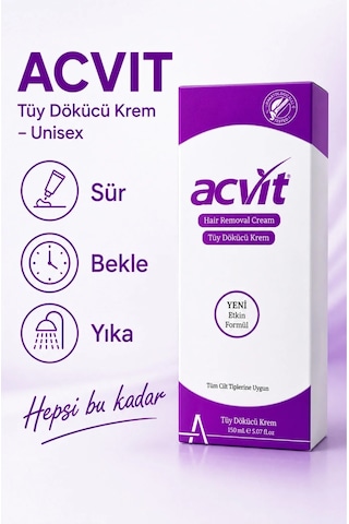 Acvit Tüy Dökücü Krem 150 ML