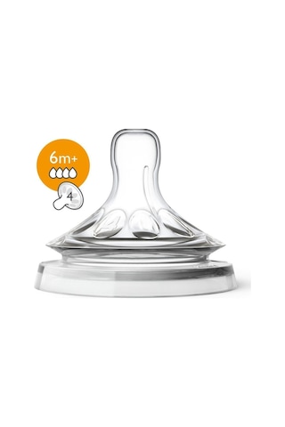 Philips Avent Natural Hızlı Akış 6 M 4 Delik + Ay Biberon Emziği