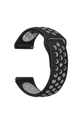 Gear S3 22mm Rhn Krd-02 Uyumlu Rhn Kordon-rhn-siyah-gri