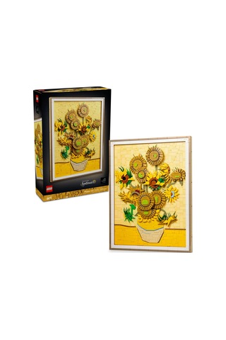 LEGO® Art Vincent van Gogh – Ayçiçekleri 31215 - Yetişkinler için Koleksiyonluk Kanvas Tablo Yapım Seti (2615 Parça)