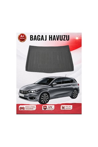 Fiat Egea Hb 2015 Ve Sonrası 3d Bagaj Havuzu Premıum A+