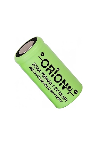 Orion 750 mAh 1.2 V 2/3AA Ni-MH Şarj Edilebilir Pil