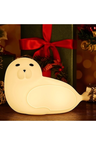 Çocuk Odası Gece Lambası, Sevimli Doğum Günü Hediyesi Lambası Erkek Kız Bebek Hayvan Gece Lambası Deniz Aslanı Diğer