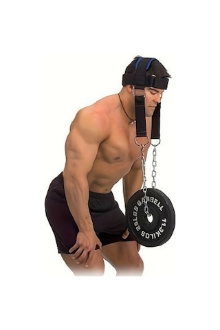 Servikal Kas Antrenörü Spor Ağırlık Eğitim Ekipmanları Fitness Halter Başlık Özel Askılı Kapak