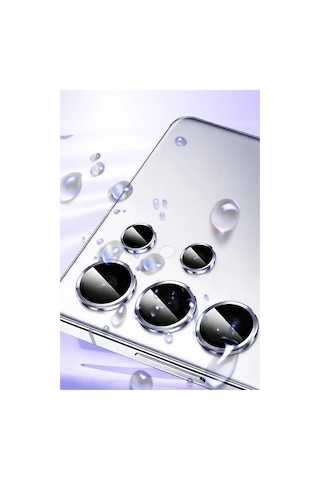 Samsung Galaxy S26 Ultra Bilvis Titan Kamera Lens Darbeye Dayanıklı - Siyah