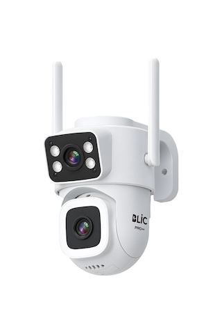 Blic Blm-112 Çift Lensli 6 Mp 3+3 Mp Wi-fi Ptz Ip Güvenlik Kamerası, Ip66 Dış Mekan, Gece Görüşü V