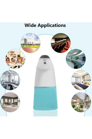 Dancemonkey Usb Şarjlı Kızılötesi Köpük Sabunluk, 250ml, Dokunmatiksiz, Çok Renkli Çok Renkli