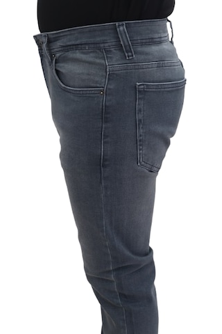 Hacker Denim Hacker Dmctekstil Erkek 1013 Yüksek Bel Rahat Kesim Boru Paça Jean Pantolon Indigo