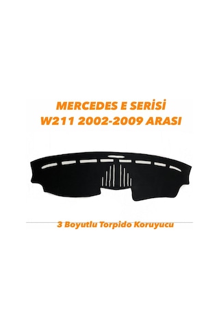 Mercedes E W211 02-09 3 Boyutlu Vip Deri Torpido Örtüsü