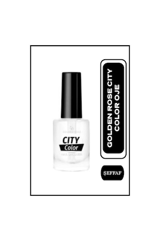 Golden Rose City Color Oje Clear