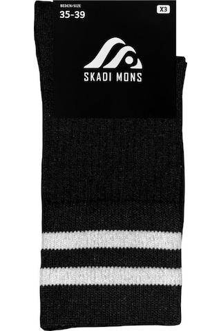 Skadi Mons Tennis 2 Pack Unisex Siyah Çorap 1605030423-001 Siyah