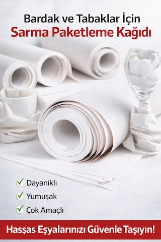40x60 Tabak - Bardak Sarma Taşıma Taşınma Paketleme Kağıdı 10 Adet
