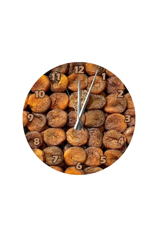 Ti-play Günkurusu 30x30cm Akrilik Dekoratif Modern Duvar Saati ÇOk Renkli