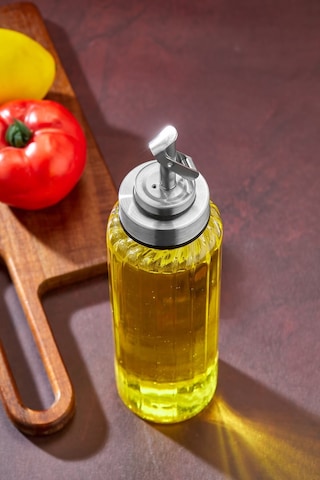 Cooker 510 Ml Borosilikat Cam Yağdanlık Şeffaf